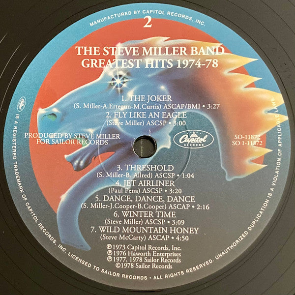 Steve Miller Band - Greatest Hits 1974-1978