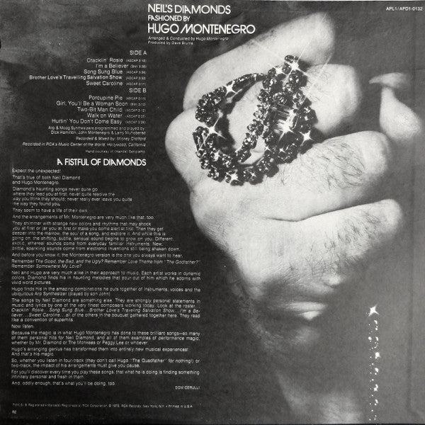 Hugo Montenegro - Neil's Diamonds Fashioned By Hugo Montenegro