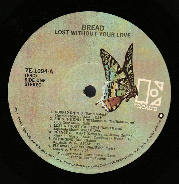 Bread - Lost Without Your Love