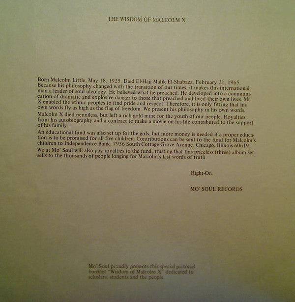The Wisdom Of Malcolm X