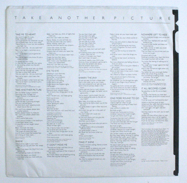 Quarterflash - Take Another Picture