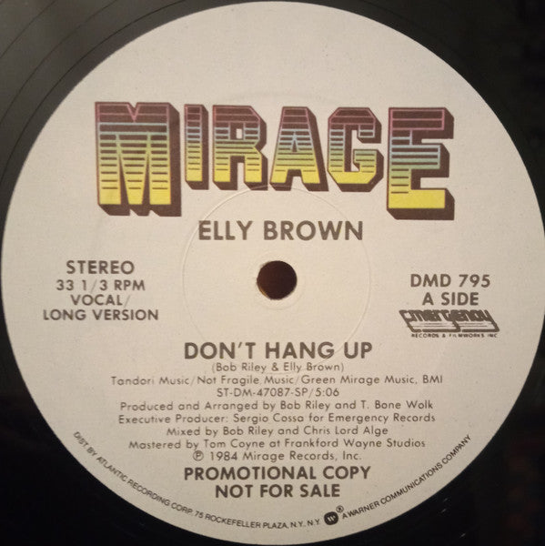 Elly Brown - Don't Hang Up