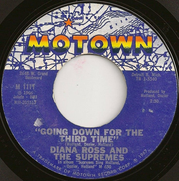 The Supremes - Reflections / Going Down For The Third Time