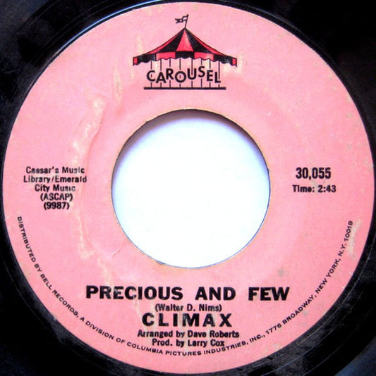 Climax (6) - Precious And Few / Park Preserve