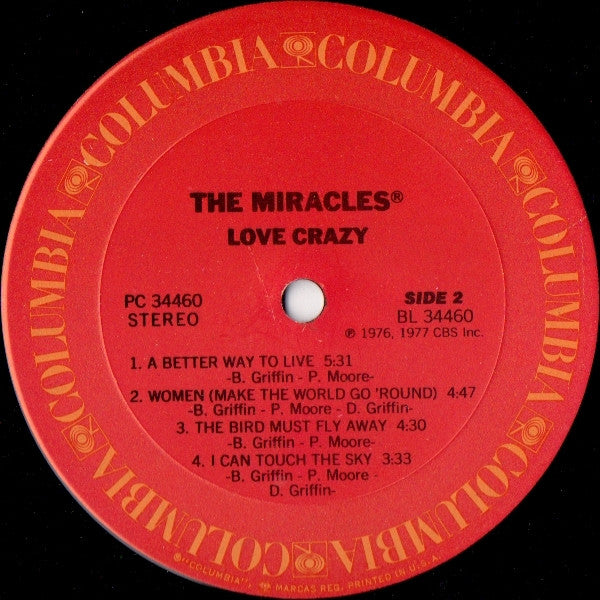 The Miracles - Love Crazy