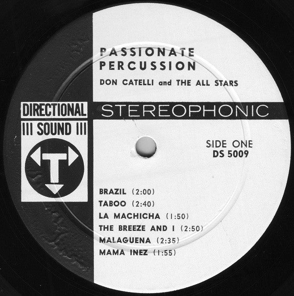 Don Catelli And The All Stars - Passionate Percussion