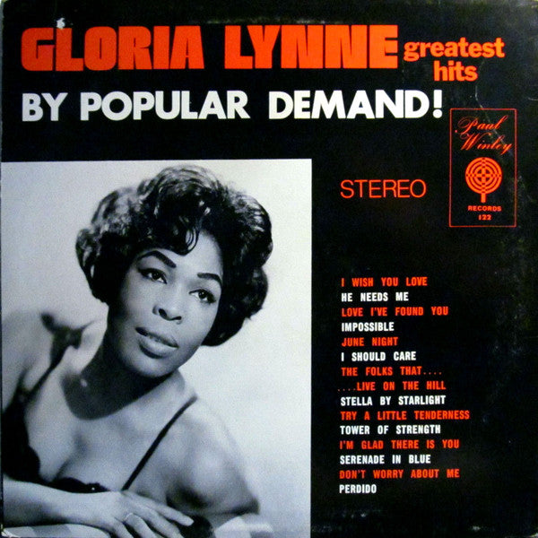 Gloria Lynne - Greatest Hits By Popular Demand !