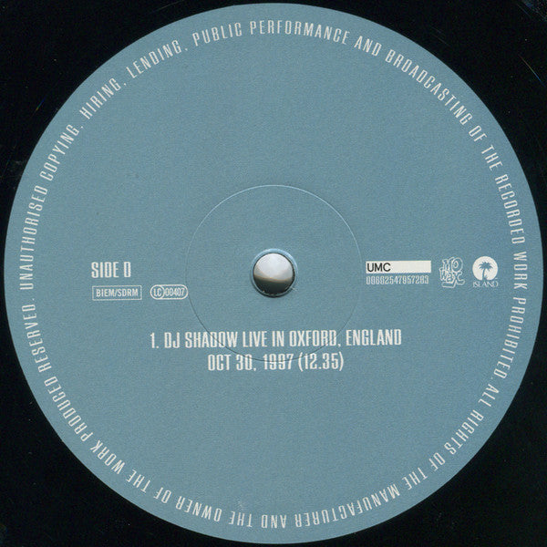 DJ Shadow - Endtroducing... (6LP, 20th Anniversary Endtrospective Edition)