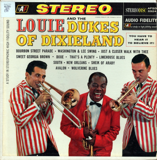 Louis Armstrong And Dukes Of Dixieland, The - Louie And The Dukes Of Dixieland