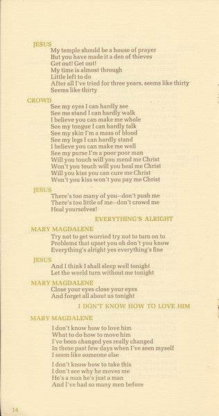 Andrew Lloyd Webber And Tim Rice - Jesus Christ Superstar