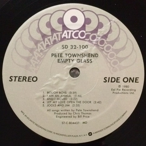 Pete Townshend - Empty Glass