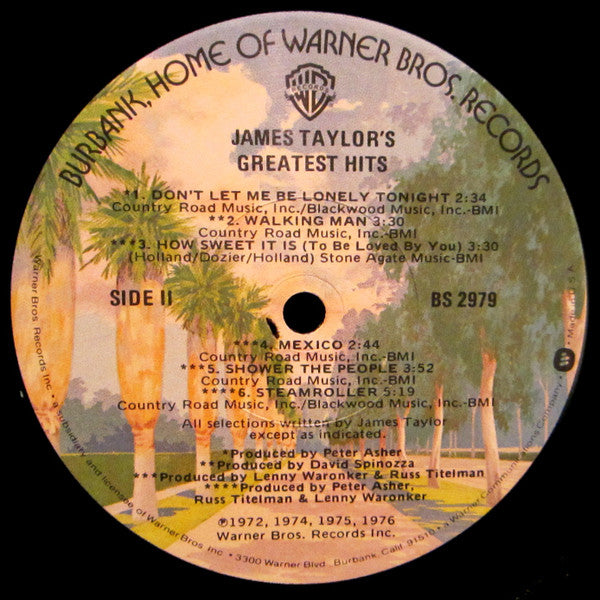 James Taylor (2) - James Taylor's Greatest Hits