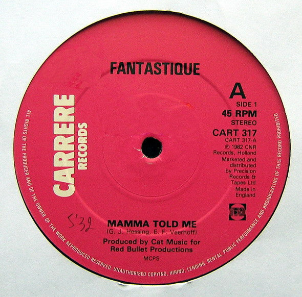 Fantastique - Mama Told Me (Disco Mix)