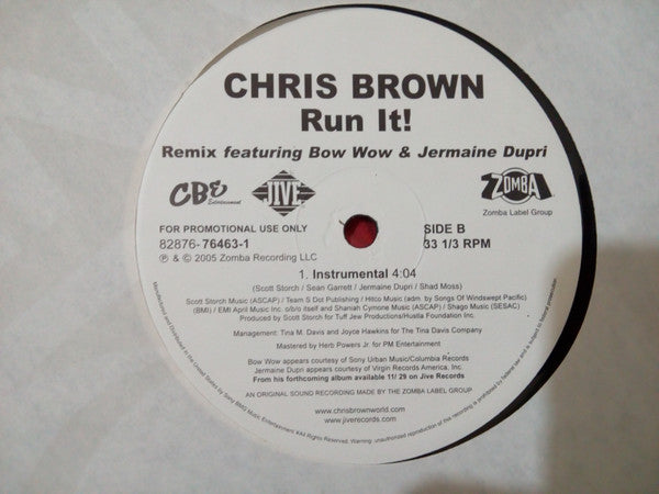 Chris Brown (4) - Run It! (Remix)