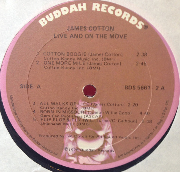 The James Cotton Band - Live And On The Move