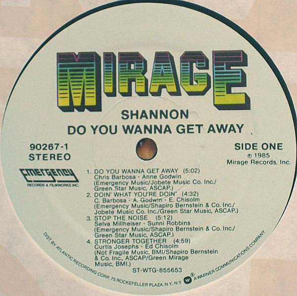 Shannon - Do You Wanna Get Away