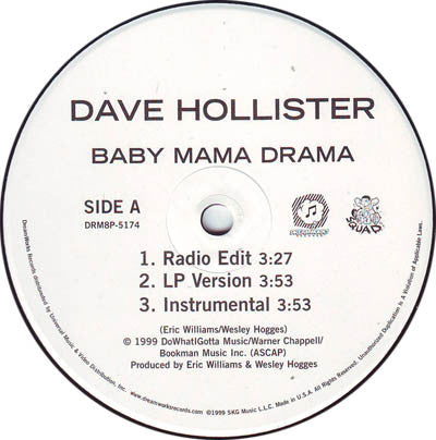 Dave Hollister - Baby Mama Drama