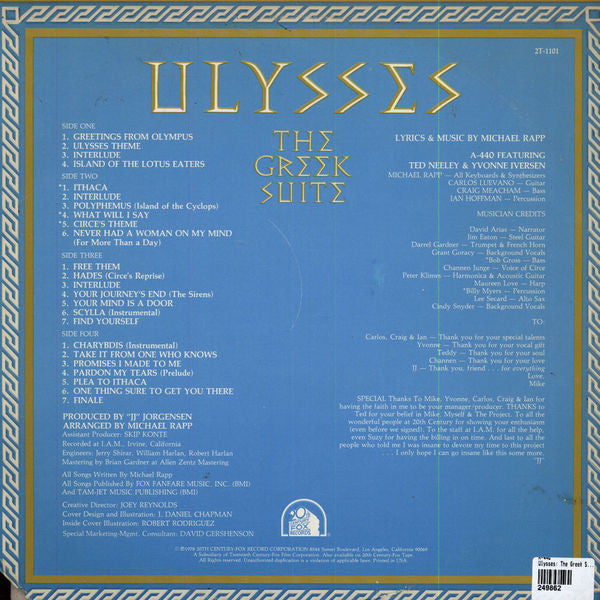 Ulysses: The Greek Suite