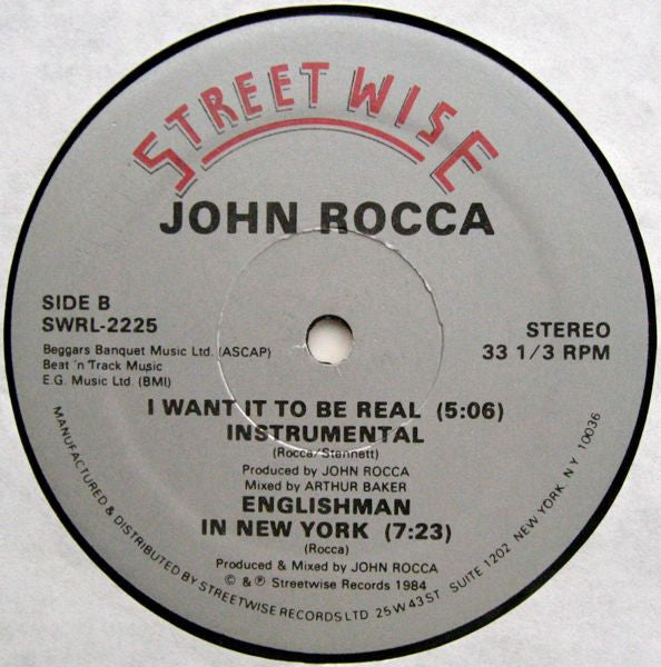 John Rocca - I Want It To Be Real