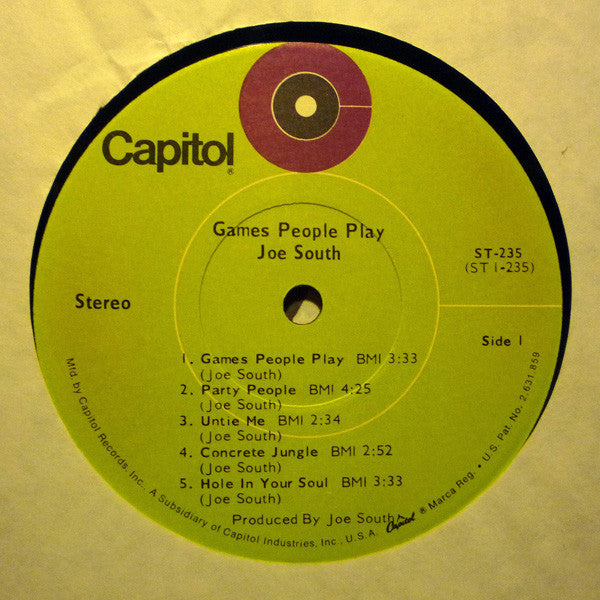 Joe South - Games People Play