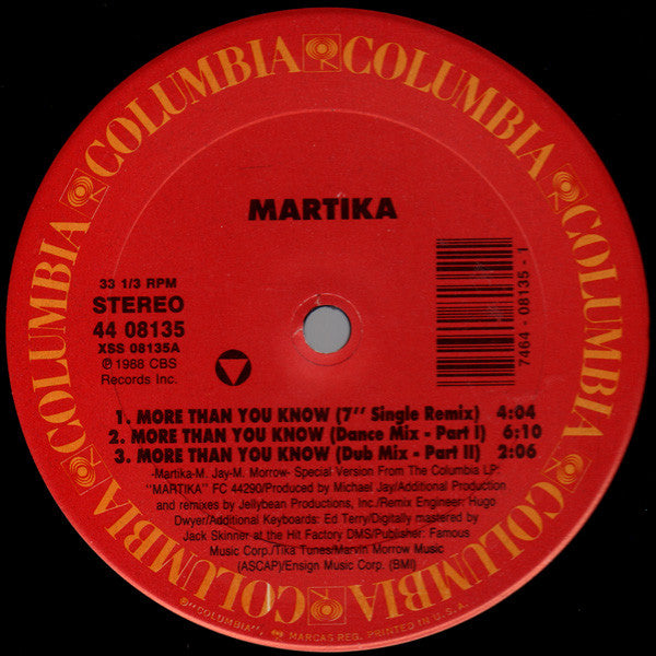 Martika - More Than You Know