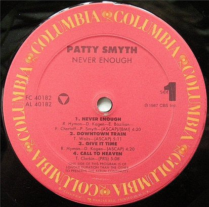 Patty Smyth - Never Enough