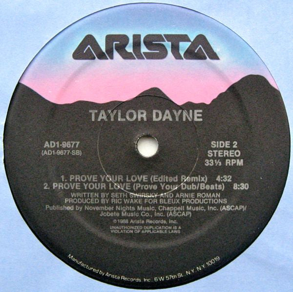 Taylor Dayne - Prove Your Love