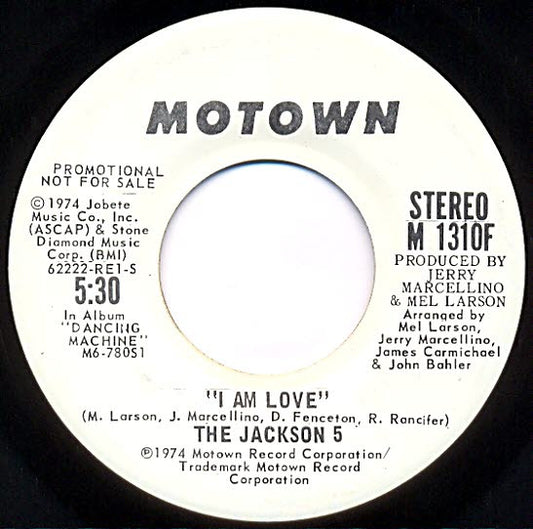 The Jackson 5 - I Am Love [WHITE LABEL PROMO]
