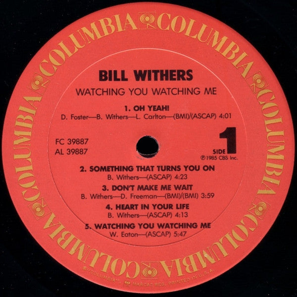 Bill Withers - Watching You Watching Me