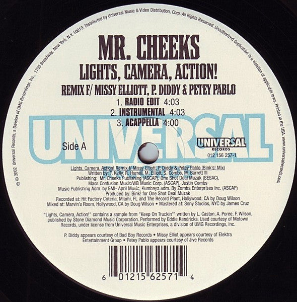 Mr. Cheeks - Lights, Camera, Action! (Remix)