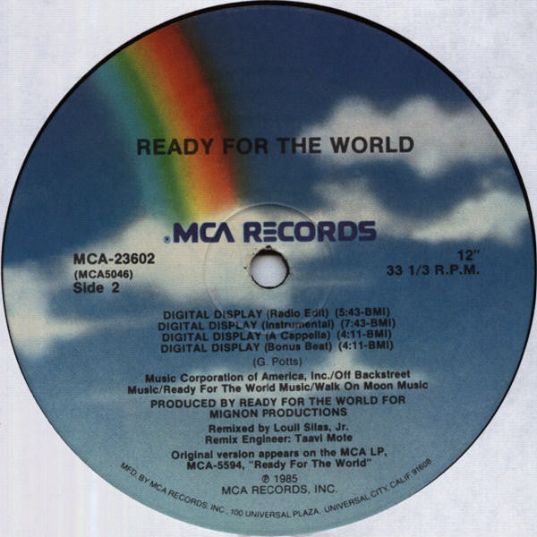 Ready For The World - Digital Display (12" Version)