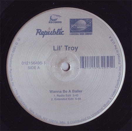 Lil' Troy - Wanna Be A Baller