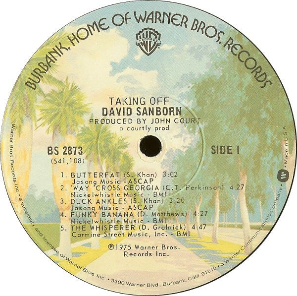 David Sanborn - Taking Off
