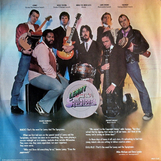 Lenny And The Squigtones - Lenny & Squiggy Present Lenny And The Squigtones