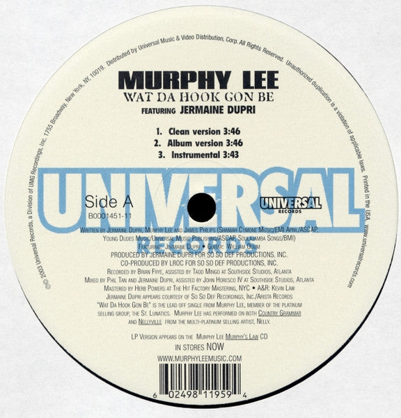 Murphy Lee - Wat Da Hook Gon Be