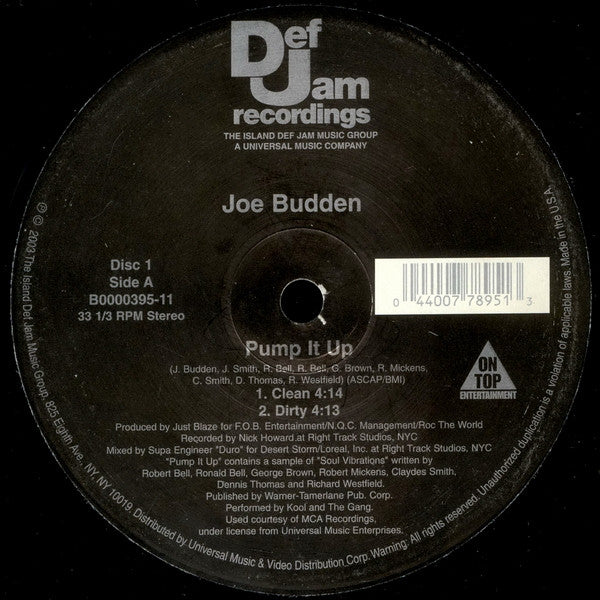Joe Budden - Pump It Up