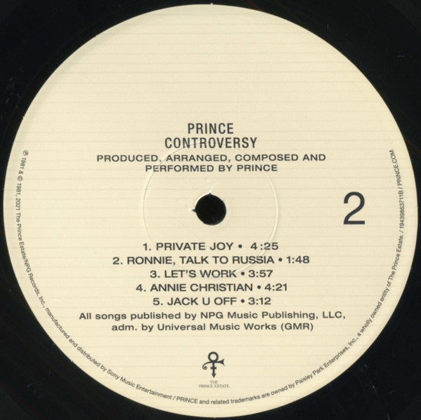 Prince - Controversy