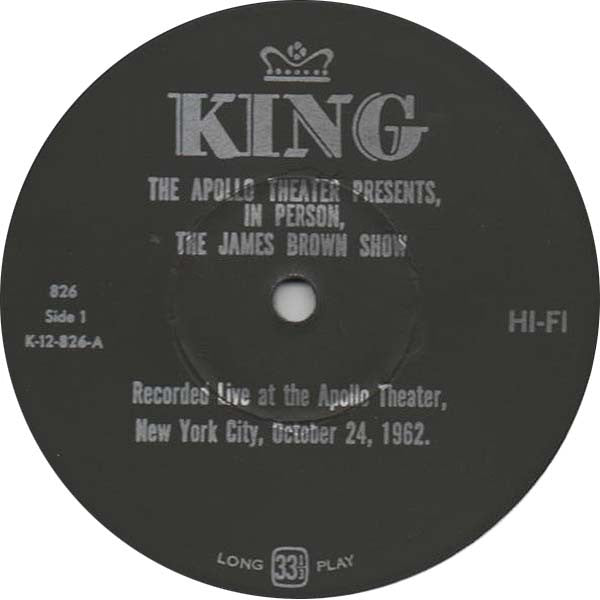 James Brown - Live At The Apollo (The Apollo Theater Presents In Person! The James Brown Show)