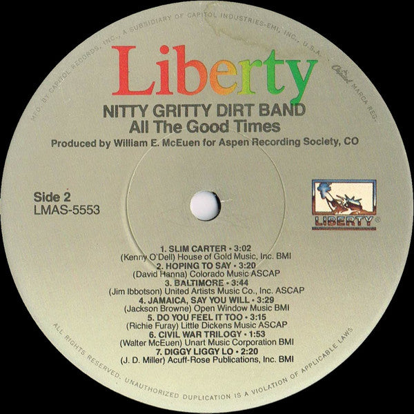 Nitty Gritty Dirt Band - All The Good Times