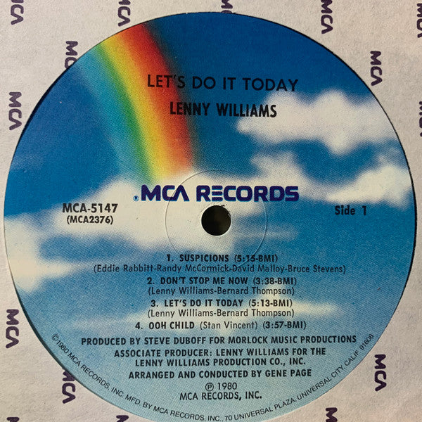 Lenny Williams - Let's Do It Today