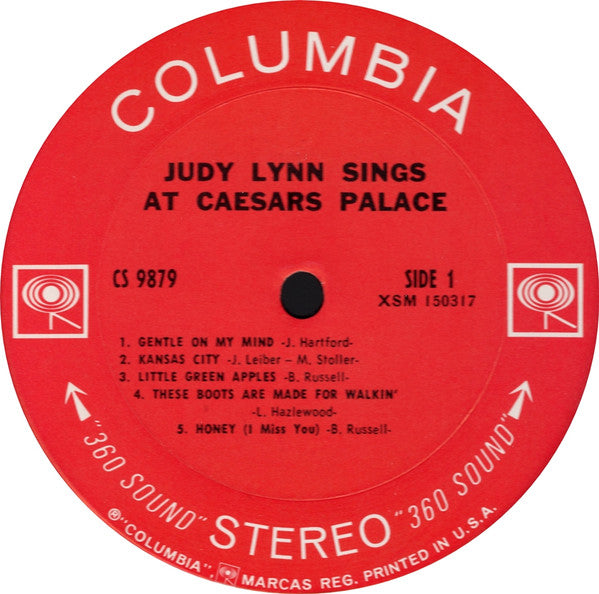 Judy Lynn Sings At Caesars Palace