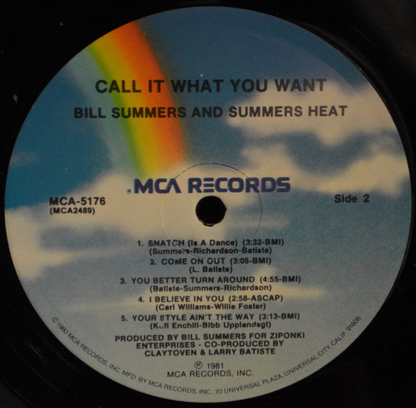 Bill Summers & Summers Heat - Call It What You Want