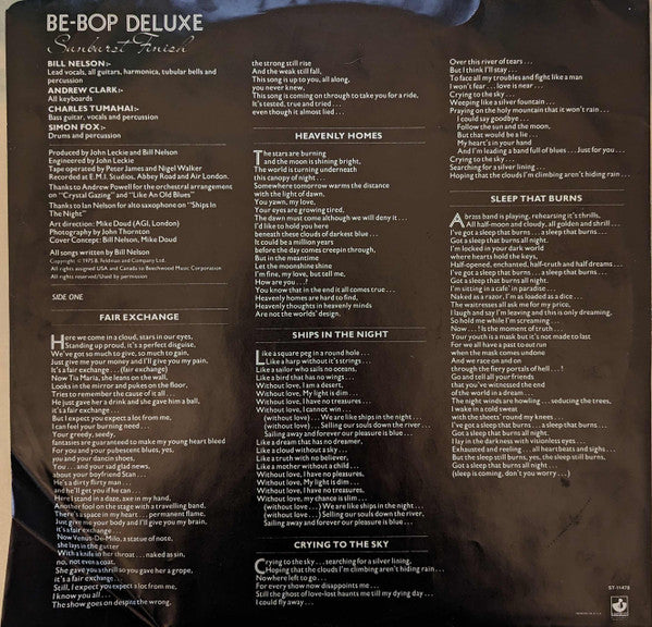 Be Bop Deluxe - Sunburst Finish