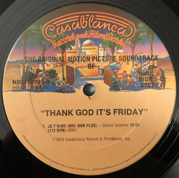 Various - Thank God It's Friday (The Original Motion Picture Soundtrack)