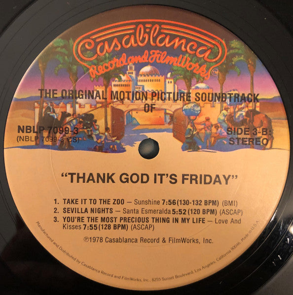 Various - Thank God It's Friday (The Original Motion Picture Soundtrack)