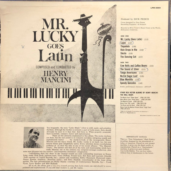 Henry Mancini - Mr. Lucky Goes Latin