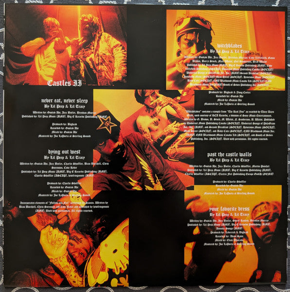 Lil Peep x Lil Tracy - Castles I / Castles II [9th Anniversary Edition, Quad-Split Red/Yellow Splatter & White/Black Splatter]