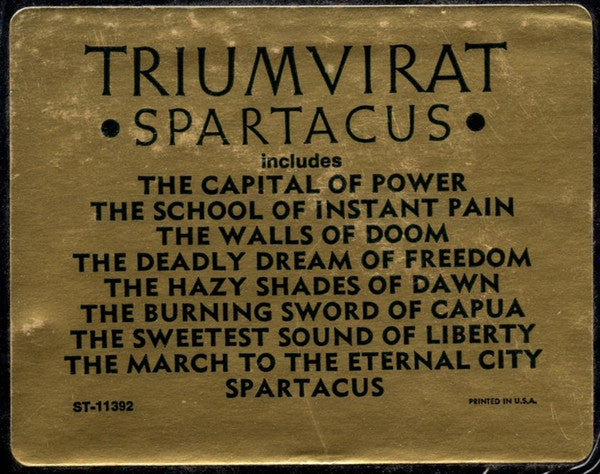 Triumvirat - Spartacus
