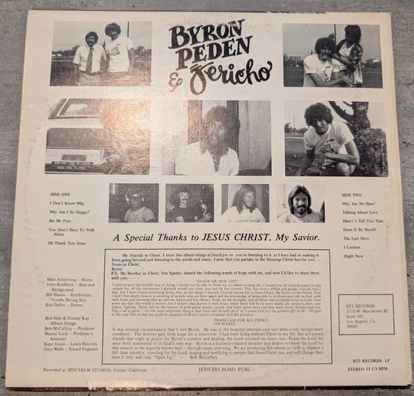 Byron Peden & Jericho - Coming Into Focus