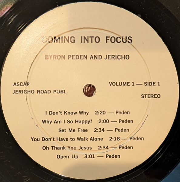 Byron Peden & Jericho - Coming Into Focus